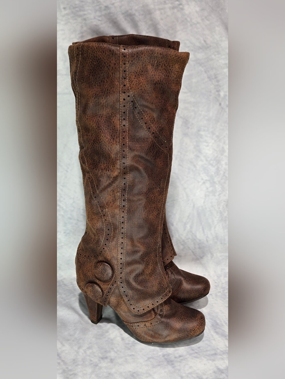 Irregular Choice "Spit Spot" Knee-High Boots